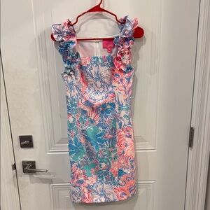 Lilly Pulitzer Colorful Ruffle Dress